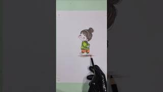 I Tried Drawing Cute Chibi Girls Nonstop For 24 Hours!#art #shortvideo #drawing #sketch