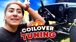 Luna's Jeep Gets the Royal Treatment: Coilover Tuning Adventure!