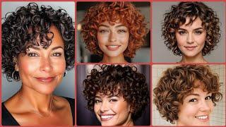 Most Beautiful & Trendy Women's Short Curly Hair Style Designs Collections #2025 #trendinghair