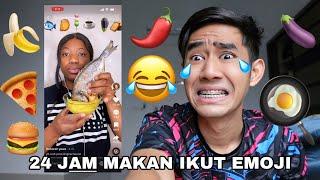 24 JAM MAKAN IKUT EMOJI  REACTION TIKTOK MAKCIK DEBORAH 