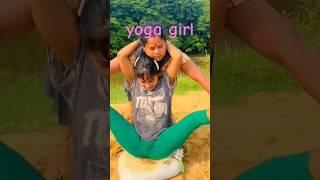 indian yoga girl.#shorts