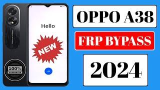 Oppo A38 Frp Bypass | Android 14 | Google Account Unlock | Without PC | Oppo A38 Frp Bypass 2024