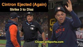 E174 - Alex Cintron Ejected (Again) as Astros Assistant Coach Argues Brian O'Nora's Strike Zone