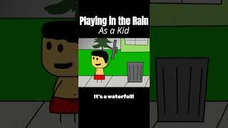 Playing in the Rain as a Kid #funny #nostalgia #brewstewfilms