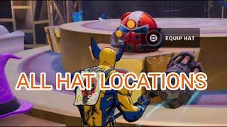 ALL HAT LOCATIONS Mining heroes #gaming #fortnite #tips #walkthrough