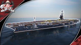 Minecraft: Modern USS Gerald R. Ford | Gerald R. Ford-Class Aircraft Carrier Tutorial (1:5 Scale)