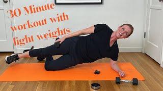 30 Minute Full Body Workout with Kit Rich- Light Weights- 5 lb Weights