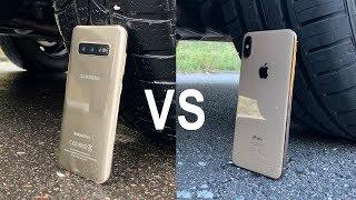 Samsung Galaxy S10 vs iPhone XS Max vs CAR