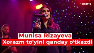 Munisa Rizayeva Xorazm to'yini qanday o'tkazdi