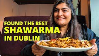 The Best Shawarma in Dublin | Walking on the streets | Explore With Us #dublin #travelvlog #halal