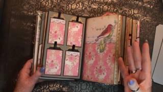 EVG design team project 'Victorian Romance' scrapbook & journal in 1 album