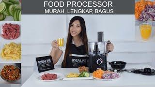 Review Food Pocessor Idealife IL222 murah , lengkap dan bagus - The best food processor low price