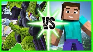 Perfect Cell Vs Steve (Minecraft)