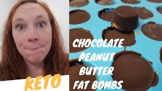 KETO REESE'S FAT BOMBS | CHOCOLATE PEANUT BUTTER EASTER TREAT