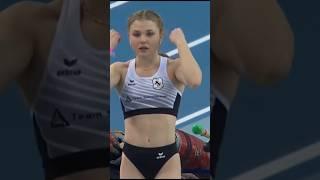 Germany’s Pole Vault Beauty Chiara Sistermann Shines Bright #Shorts #shortsfeed #Sports #Olympics