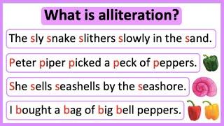 What is alliteration?  | Alliteration in English | Learn with examples