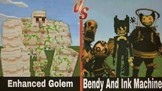 Enhanced Golem vs. Bendy and the Ink Machine | (DOPE BATTLE!)