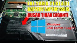 Ini Yang Terjadi Battery Asus Vivobook 14 Rusak Tidak Diganti@disitekno  ​