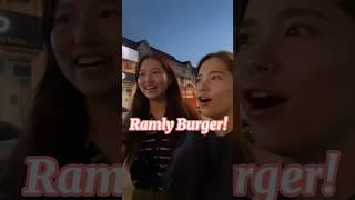 OMG!! Japanese cried because Ramly Burger was too yummy!! #studyinmalaysia #japanese #ramly