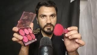 ASMR .doig your pricss makeup (Role pay)