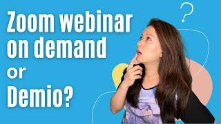 Zoom Webinar On Demand: Limitations and Alternatives #zoom #demio #ewebinar