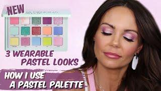 NATASHA DENONA PASTEL PALETTE | 3 WEARABLE LOOKS | HOW I USE PASTEL COLORS