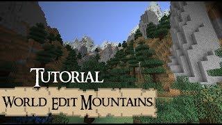 MOUNTAINS World Edit Tutorial Minecraft