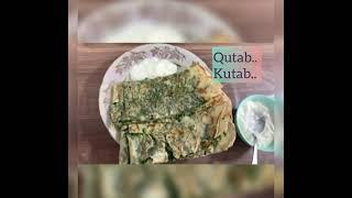 Азербайджанская кухня.Кутаб/Гутаб с зеленью|Göy Gutab|Gözleme bol yeşillikli|gutab recipe#yemektarif