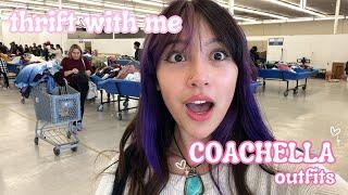 THRIFT WITH ME FOR COACHELLA!!!!!!!!