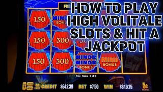 How To Bankroll Build & Hit A Jackpot on High Volatility Slots. Lightning Link Hand Pay