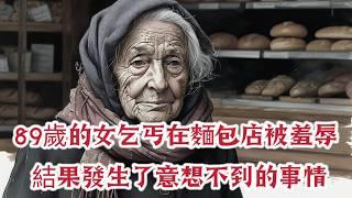 89歲的老婦人無家可歸，她因飢餓帶著零錢去了一家麵包店，卻被店長當眾羞辱，但最後卻發生了讓人預料不到的事情丨溫情故事