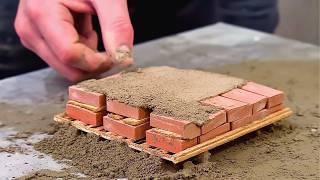 Man Builds Luxury Mansion with Mini Bricks | Start to Finish by @theminiarchitect