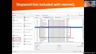 Term Extraction in memoQ