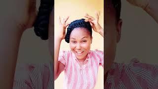 Simple and easy natural style #naturalhair