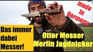 Otter Messer Rotwild Merlin Jagdnicker I Immer dabei Messer!