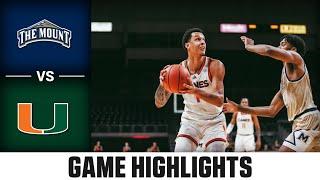 Mount St. Mary's vs. Miami Game Highlights | 2024 ACC Men's Basketball