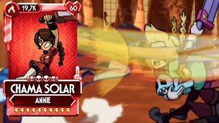 ANNIE - CHAMA SOLAR / SOLAR FLAIR / FURIA SOLAR - SKULLGIRLS MOBILE