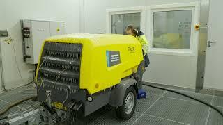 Atlas Copco portable air compressors: designed for toughness