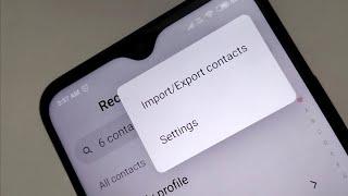 Redmi 9 prime import export contact | contact number import export kaise karen