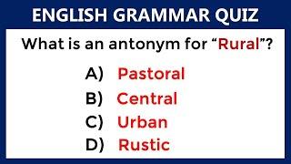 Antonyms Quiz: CAN YOU SCORE 40/40? #challenge 18