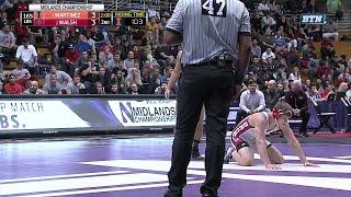 Big Ten Rewind: 2017 Wrestling - 165 LBs - Illinois' Isaiah Martinez vs. Rider's Chad Walsh