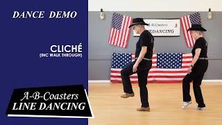 CLICHE - Line Dance Demo & Walk Through