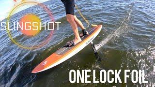 Light wind test of the NEW Slingshot ONE LOCK foil system