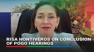 Statement of Sen. Risa Hontiveros on the closing of POGO hearing