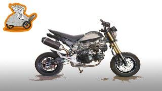 Custom Grom Build E2 | Inspection, New Battery, Oil Change, Teardown