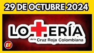 Resultado LOTERIA de la CRUZ ROJA 29 de octubre de 2024 