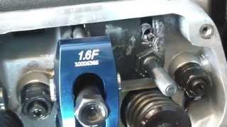 Exhaust valve leak paper test early bronco 351W burnt stuck failed pushrod