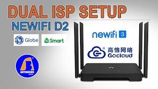 Dual ISP Setup Preview using Newifi D2 Router