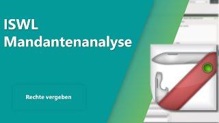 ISWL Mandantenanalyse - Rechtevergabe