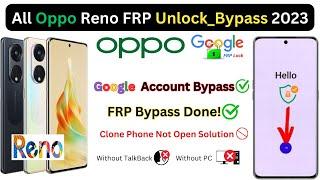 All Oppo Reno FRP Bypass Oppo Reno 8 T 5g | Oppo clone App Not Open | Reno Google Account Bypass